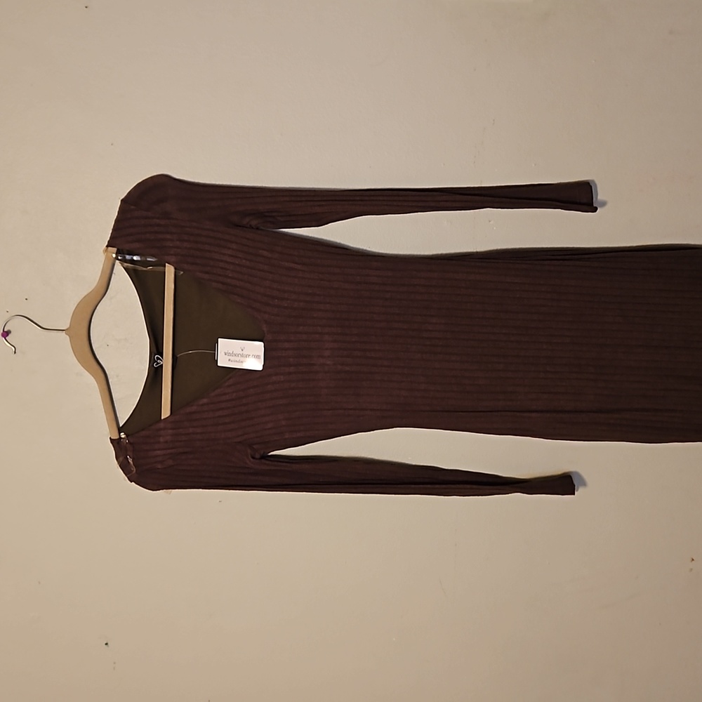 Hunter Green low cut cute long dress